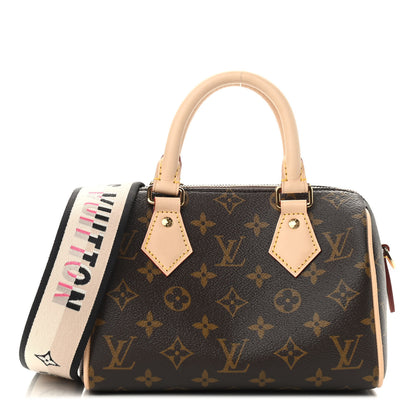 Louis Vuitton Monogram Speedy Bandouliere 20 Black 1 of 7