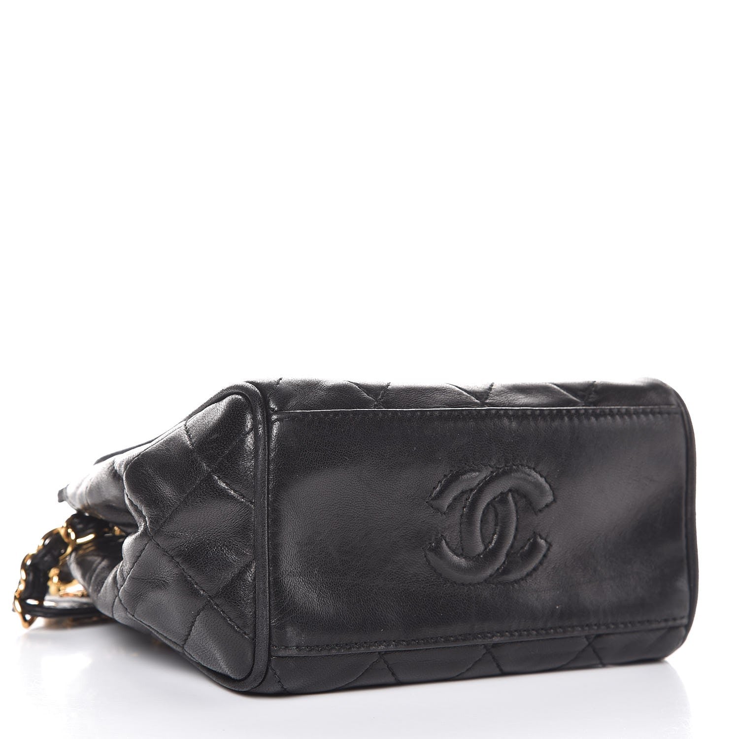 Chanel Lambskin Quilted Small Shoulder Bag Black 4 of 12