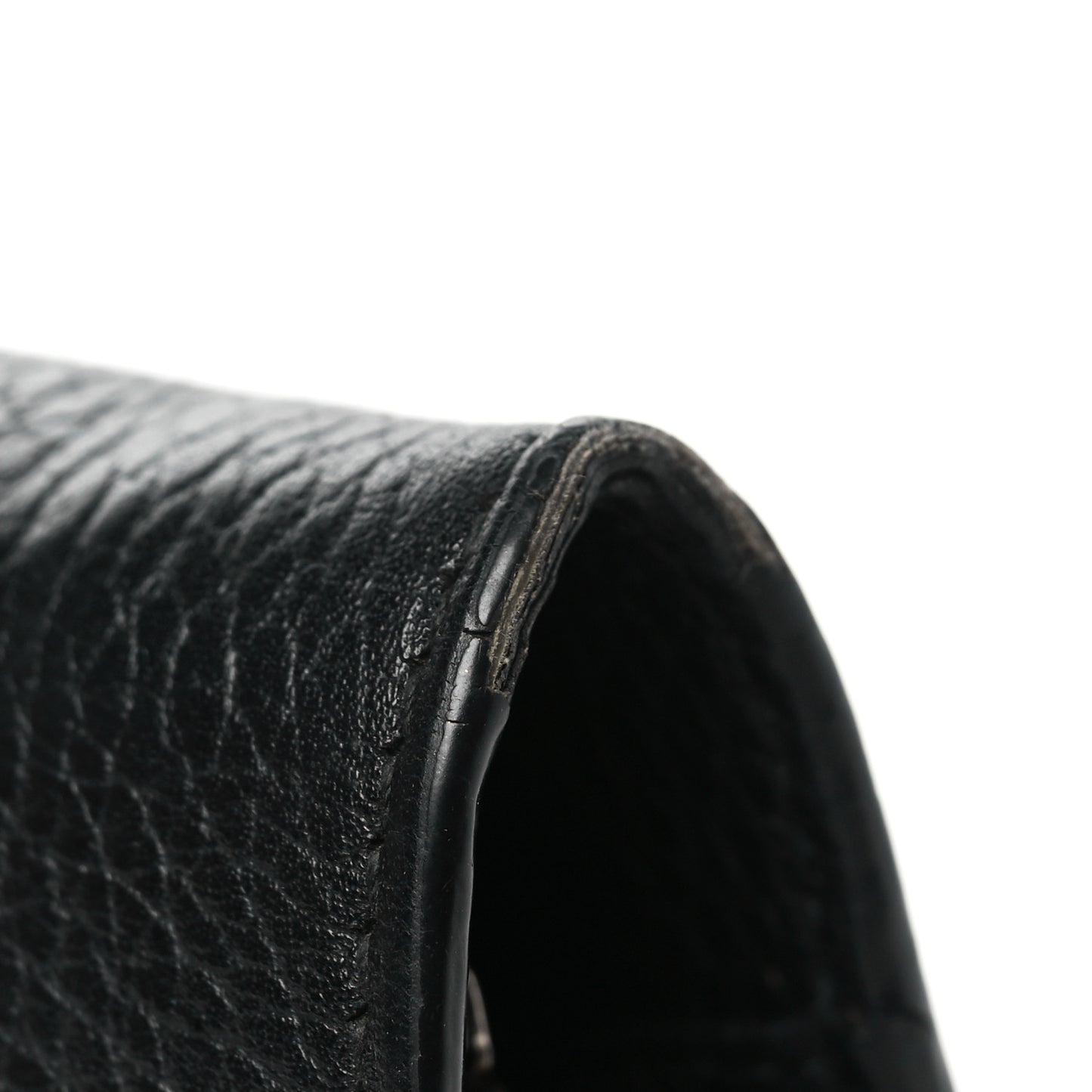 Calfskin Mini Dionysus Chain Wallet Black