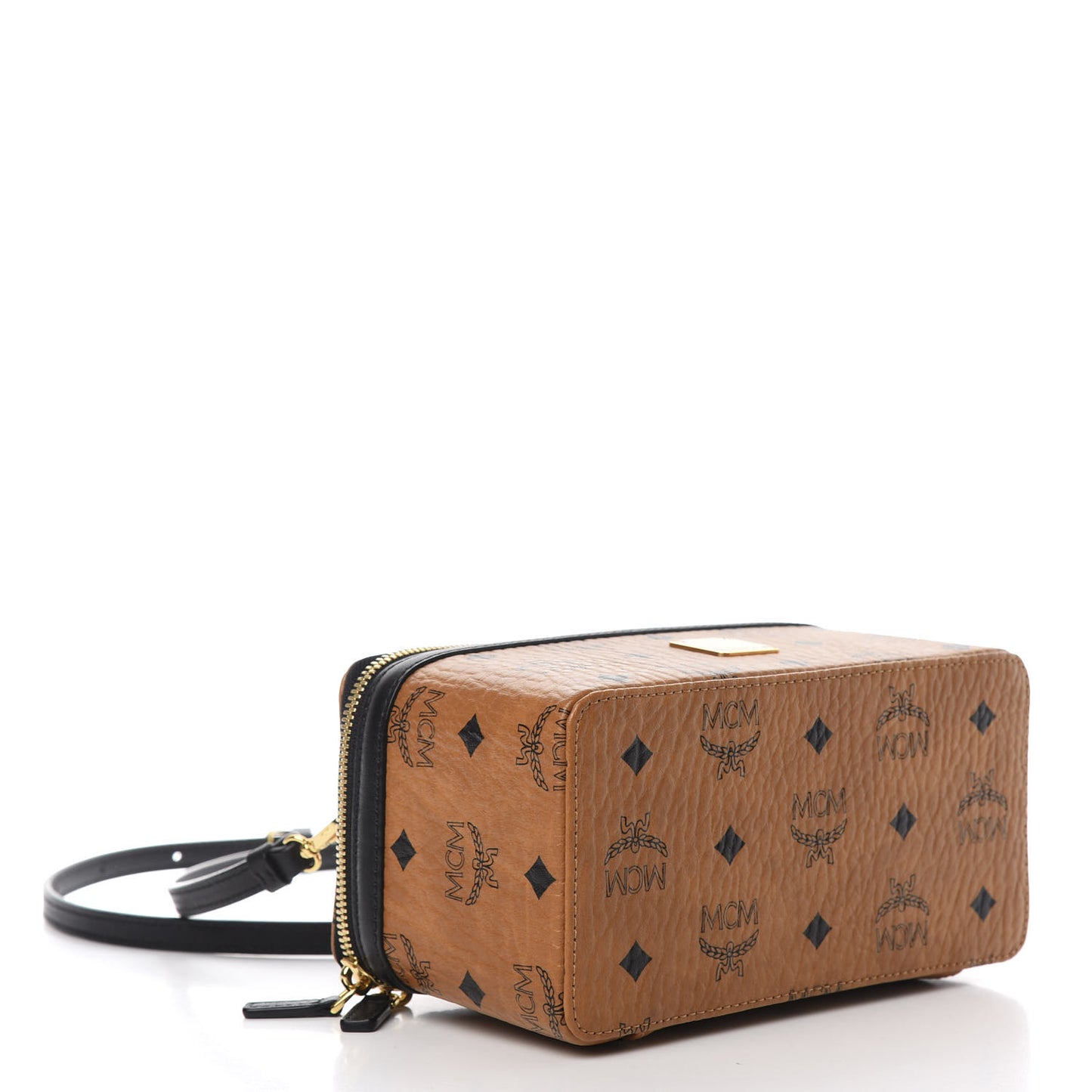 Visetos Vanity Case Cognac Black