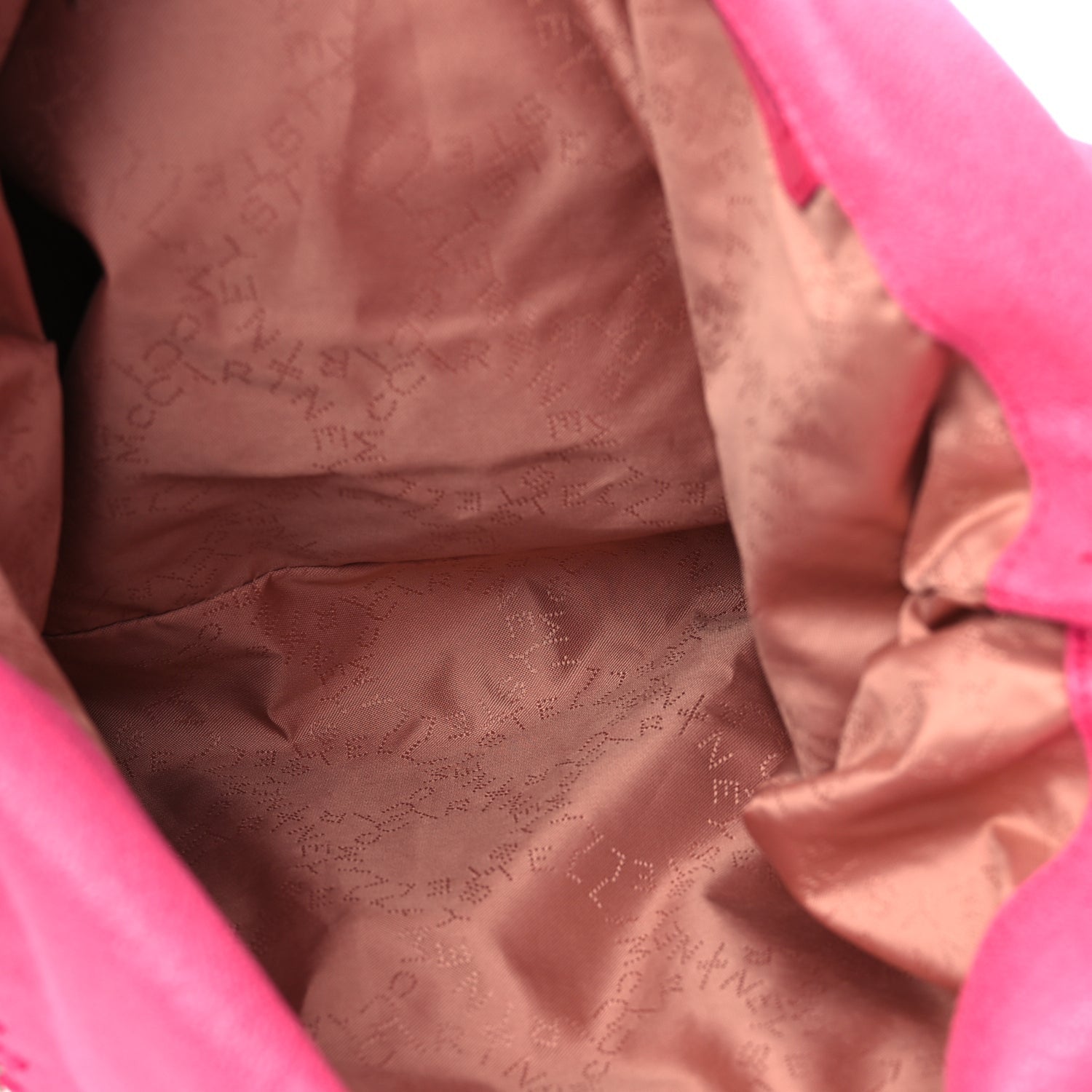 Stella McCartney Shaggy Deer Falabella Fold Over Tote  Hot Pink 4 of 9