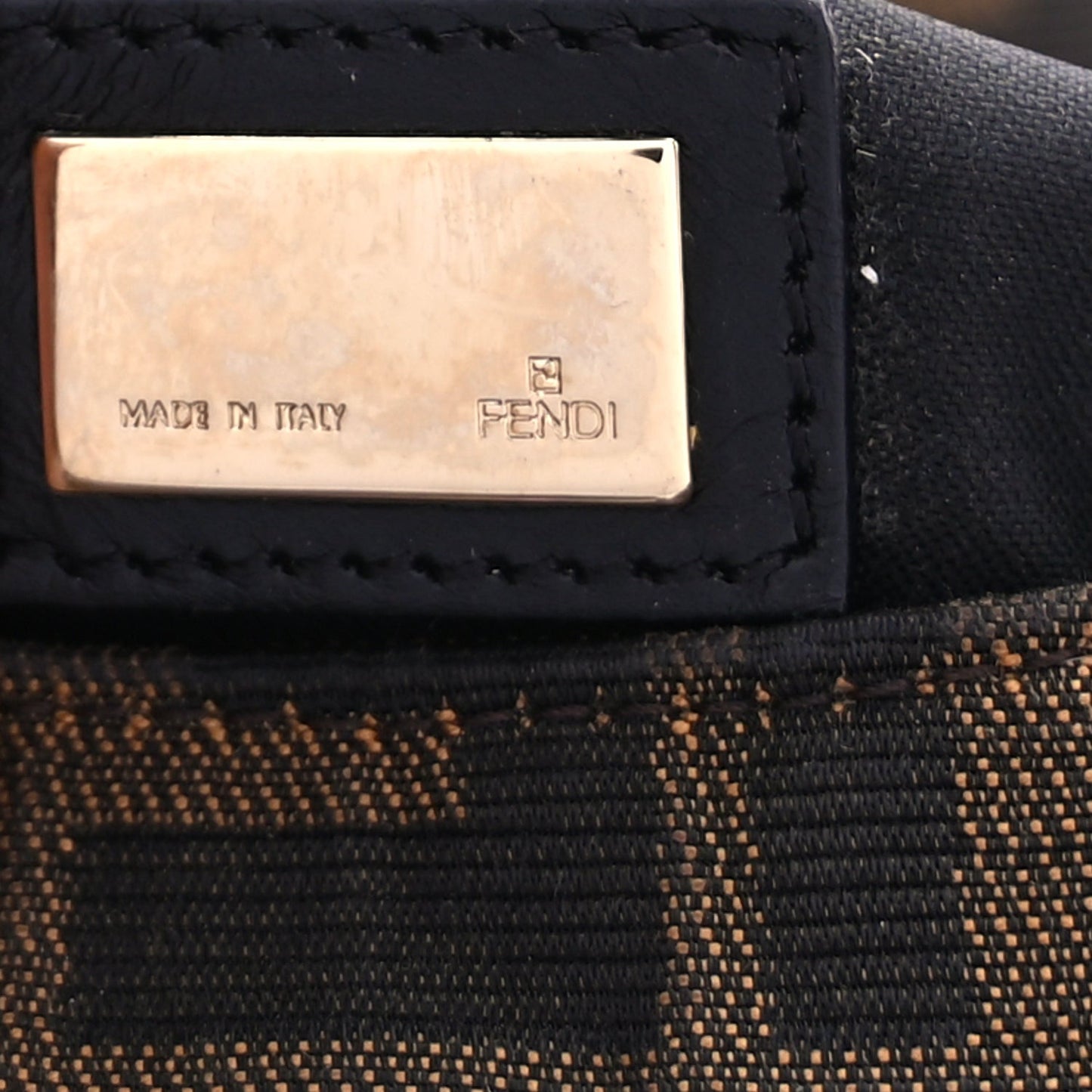 Zucca Small Chef Shoulder Bag  Tobacco Black