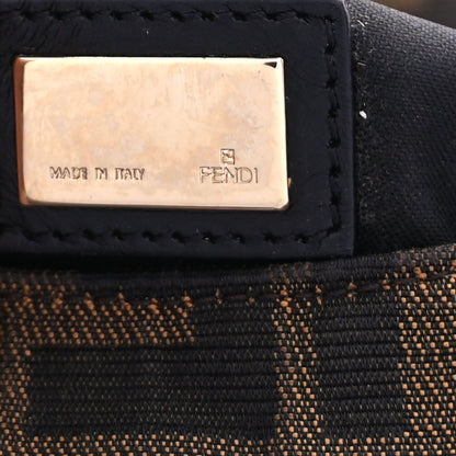 Fendi Zucca Small Chef Shoulder Bag  Tobacco Black 5 of 8