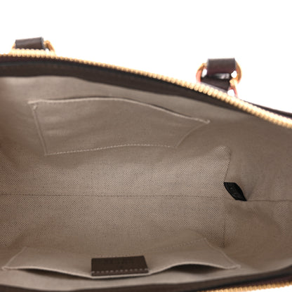 Gucci GG Supreme Monogram Equestrian Web Small Ophidia Tote Bag Beige Multicolor New Acero 5 of 10