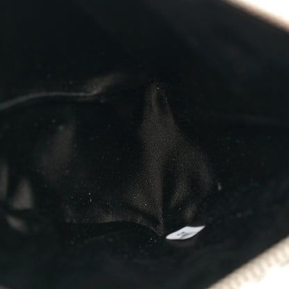 Prada Satin Crystal Triangle Pouch Cristal 5 of 11