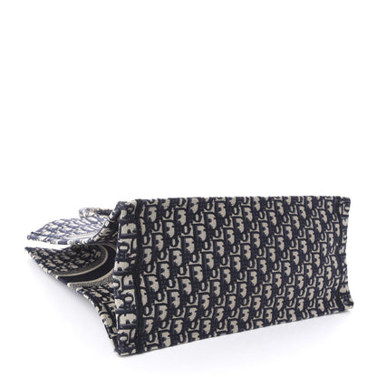 Christian Dior Oblique Book Tote Blue Multicolor 4 of 10