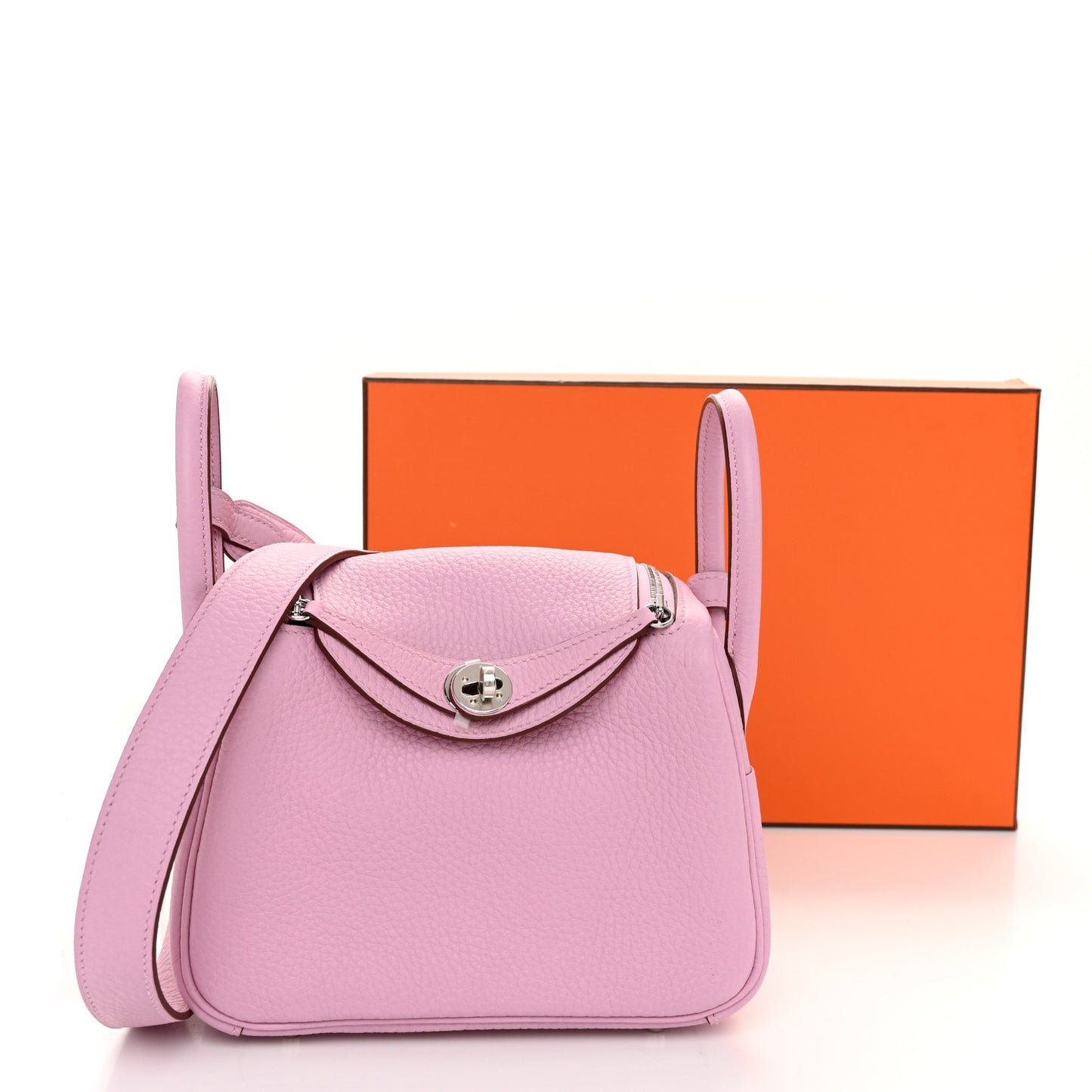 Taurillon Clemence Mini Lindy 20 Mauve Sylvestre