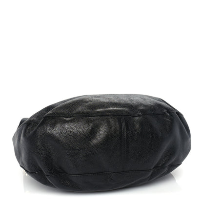 Mulberry Soft Spongy Pebbled Calfskin Large Daria Hobo Black 3 of 8