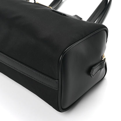 Prada Tessuto Vitello Shoulder Bag  Black 8 of 8