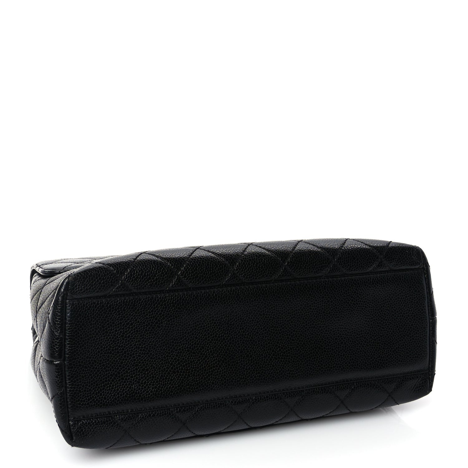 Chanel Caviar Quilted Jumbo Kelly Flap Black 3 of 8