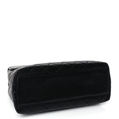 Chanel Caviar Quilted Jumbo Kelly Flap Black 3 of 8