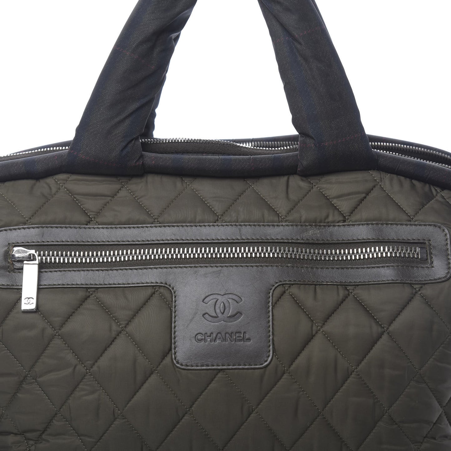 Nylon Quilted Coco Cocoon Bowler Khaki