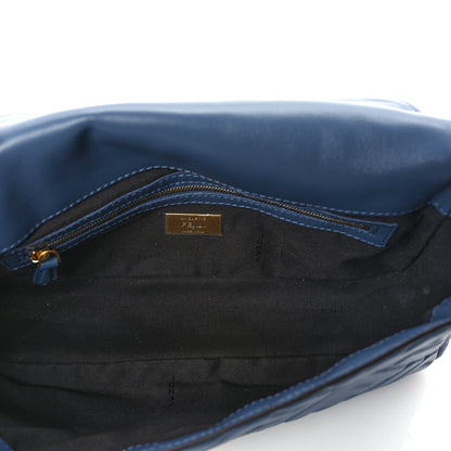 Fendi Nappa FF 1974 Embossed Baguette Mirto 4 of 8