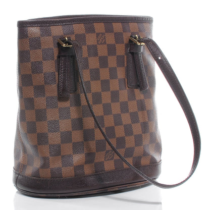 Louis Vuitton Damier Ebene Marais Bucket 23 3 of 9