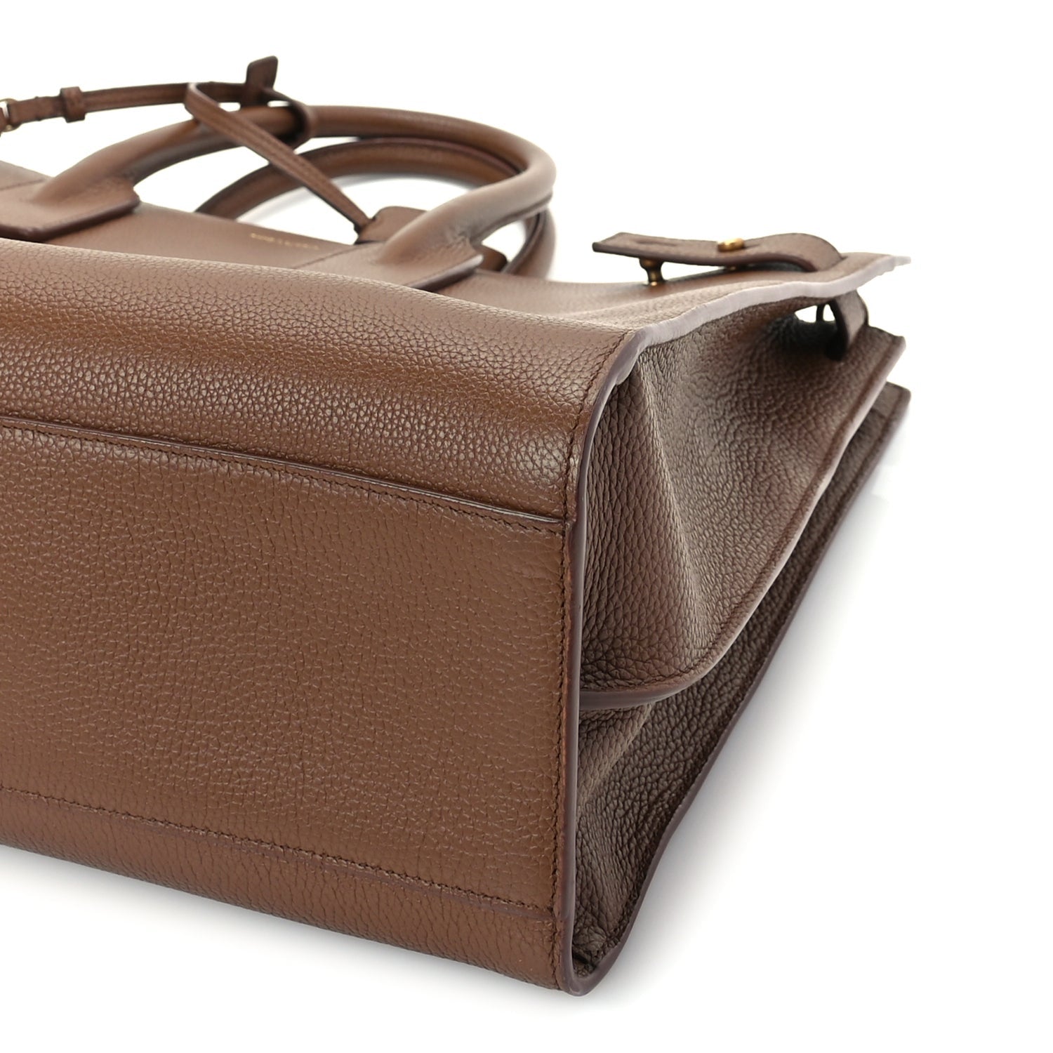 Saint Laurent Grained Calfskin Large Souple Sac De Jour  Cinnamon 8 of 8