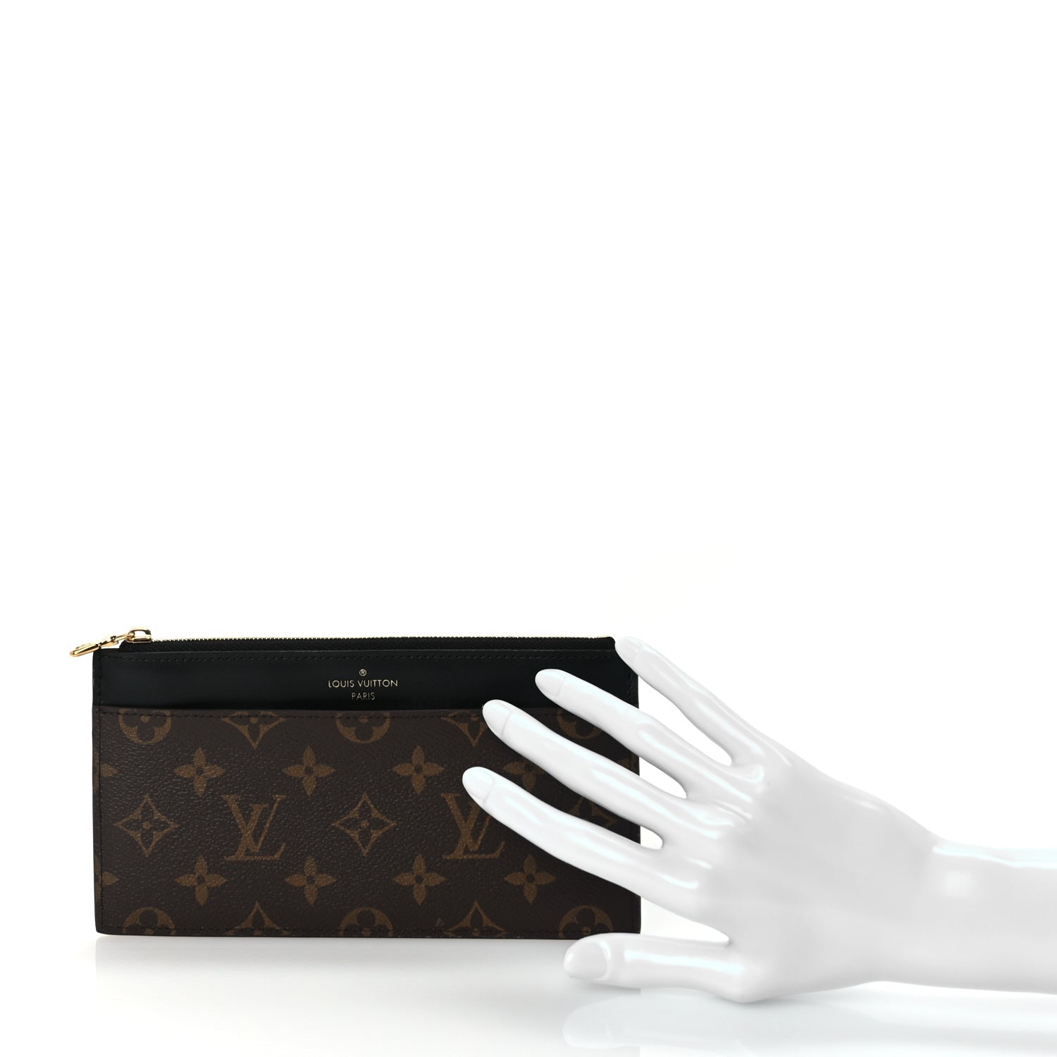 Louis Vuitton Monogram Slim Purse  Black 2 of 6