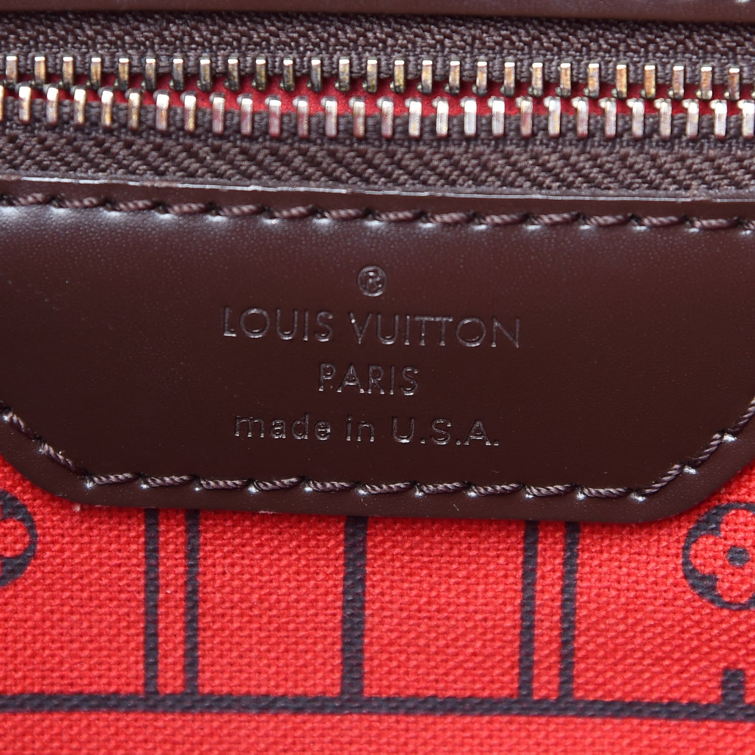 Louis Vuitton Damier Ebene Neverfull MM 5 of 8