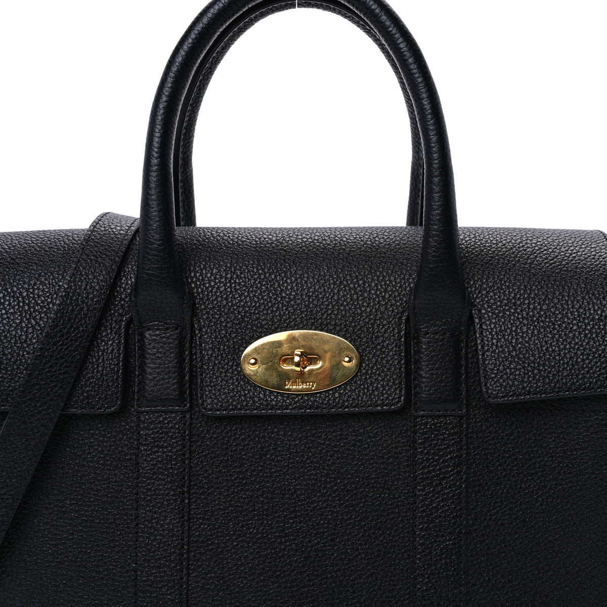 Mulberry Small Classic Grain Small New Bayswater Black 6 of 8