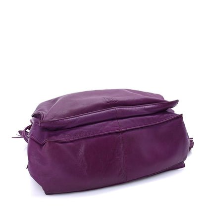 Loewe Calfskin Flamenco Shoulder Bag  Purple 3 of 8