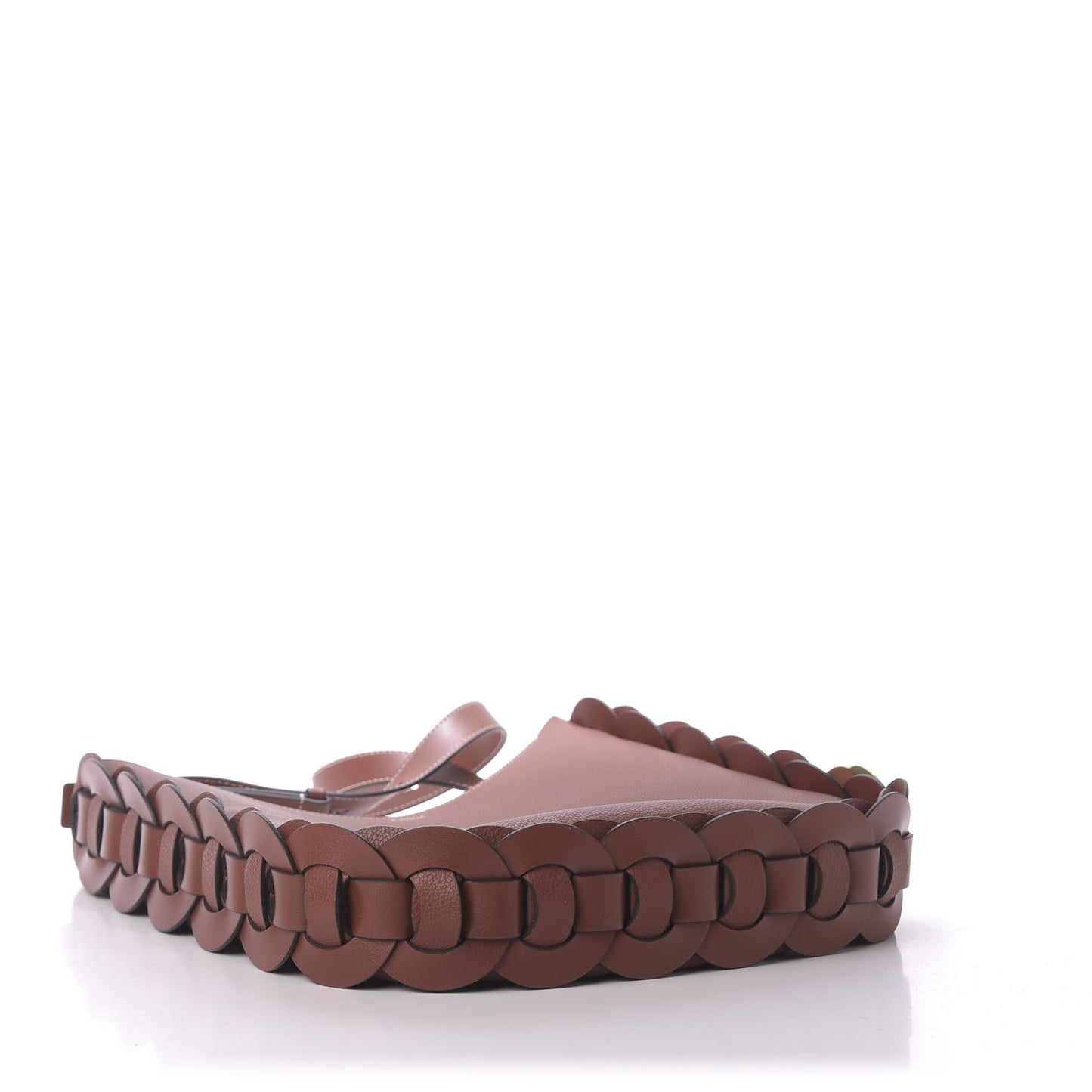 Small Grain Smooth Calfskin Medium Darryl Hobo Sepia Brown