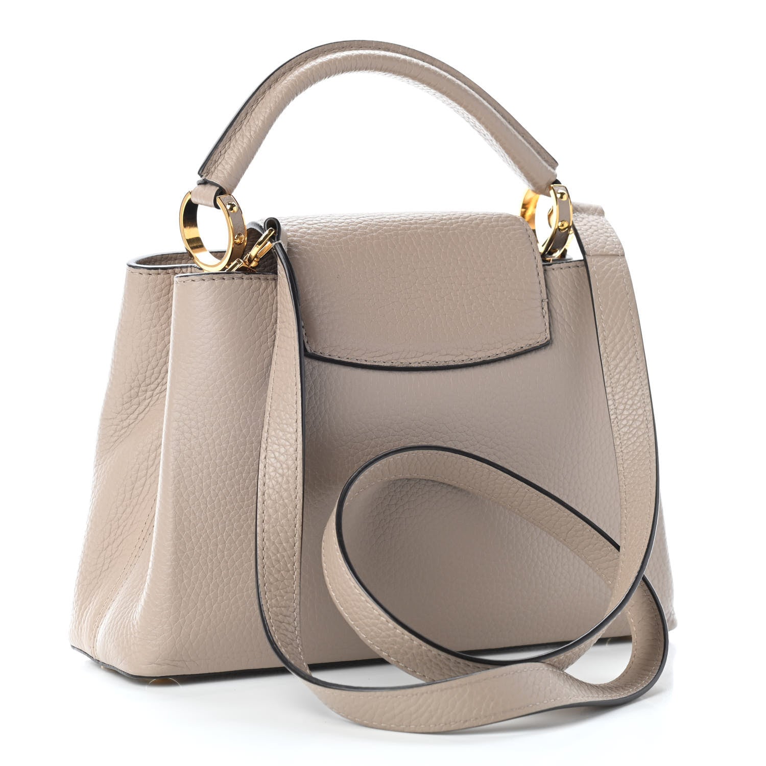 Louis Vuitton Taurillon Capucines BB Galet 3 of 8