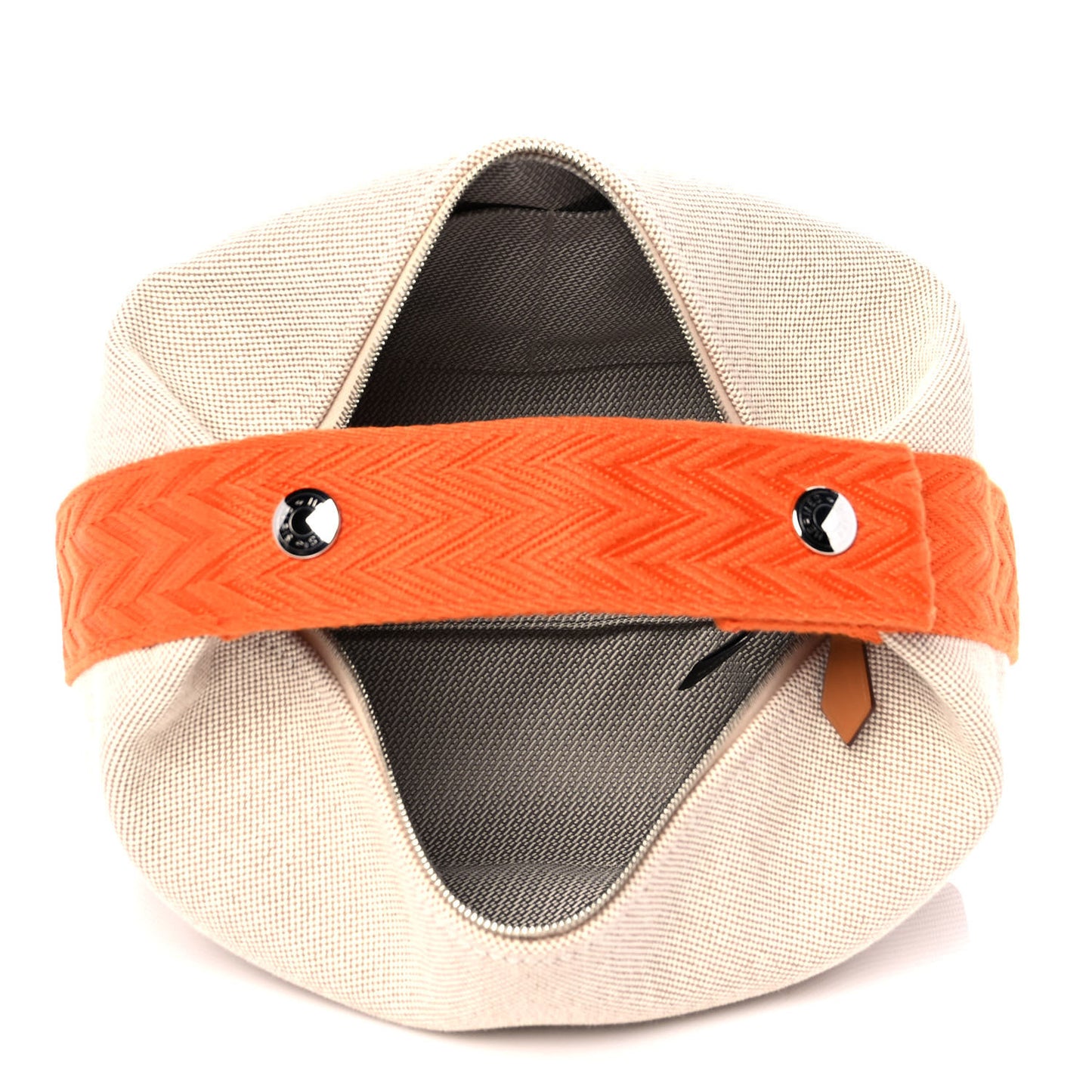 Canvas Small Bride-A-Brac Pouch Natural Orange