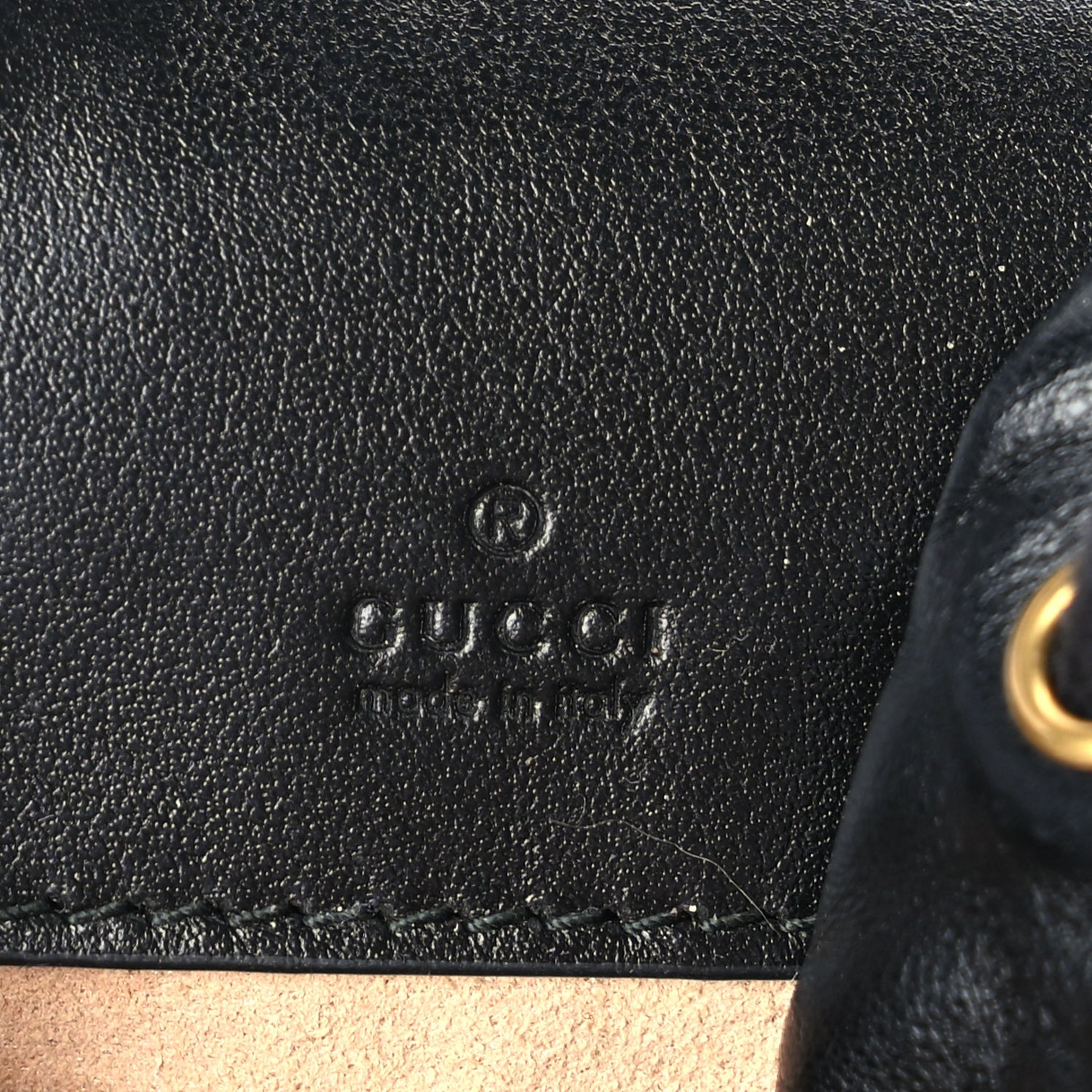 Gucci Calfskin Matelasse Mini GG Marmont 2.0 Bucket Bag Black 5 of 8