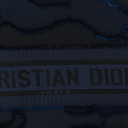Christian Dior Canvas Embroidered Camouflage Medium Diordouble Zip Pouch Blue 3 of 7