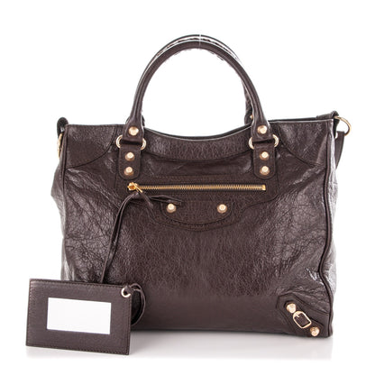 Balenciaga Agneau Giant 12 Gold Hardware Velo Charbon 1 of 6