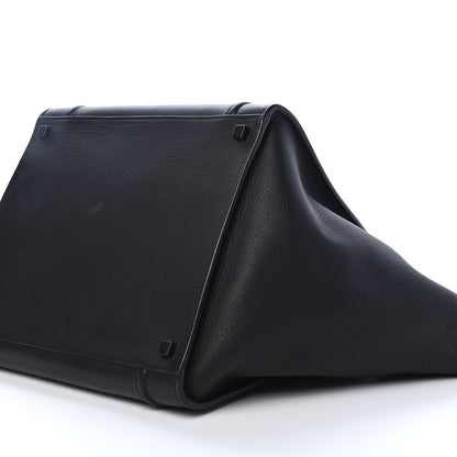 Celine Supple Calfskin Medium Phantom Luggage Black 10 of 11