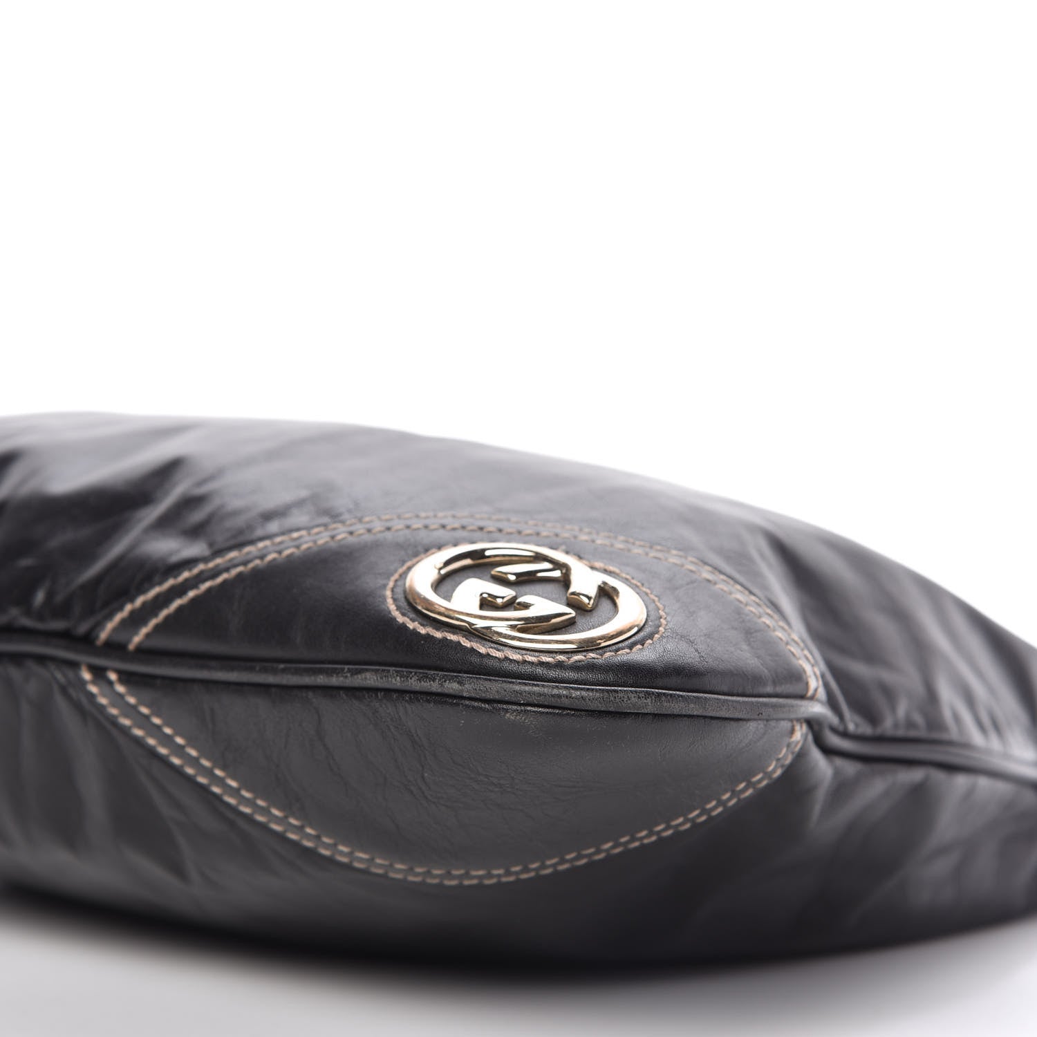 Gucci Calfskin Medium New Britt Hobo Black 7 of 10