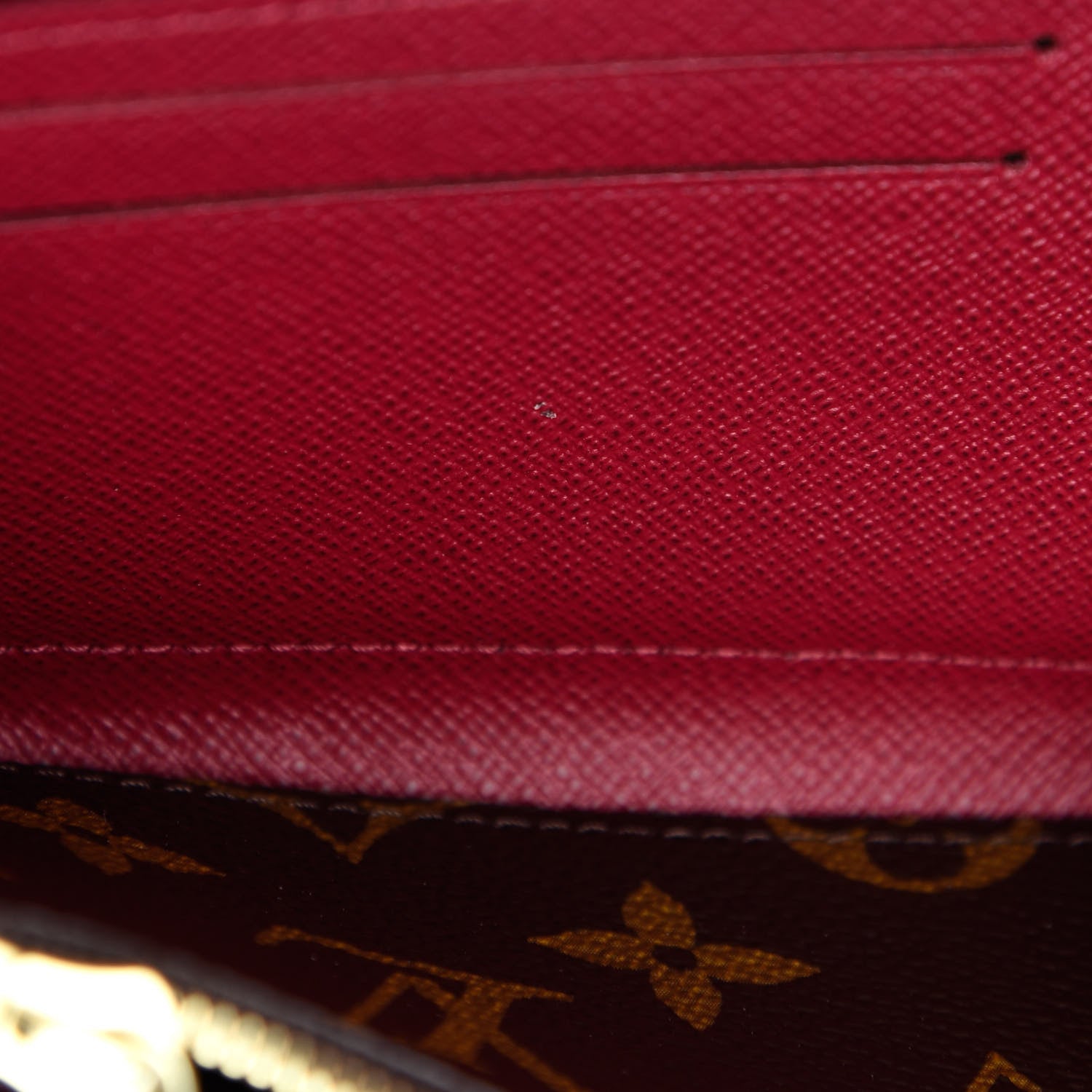 Louis Vuitton Monogram Clemence Wallet Fuchsia 8 of 9