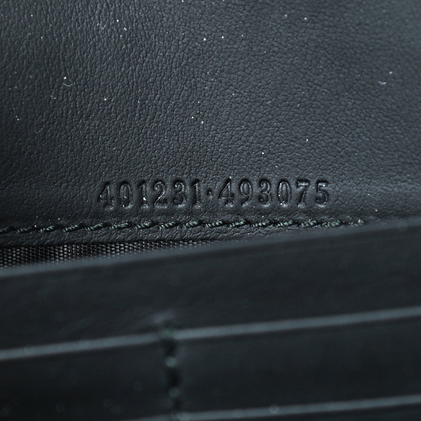 GG Supreme Monogram Mini Dionysus Chain Wallet Beige Black