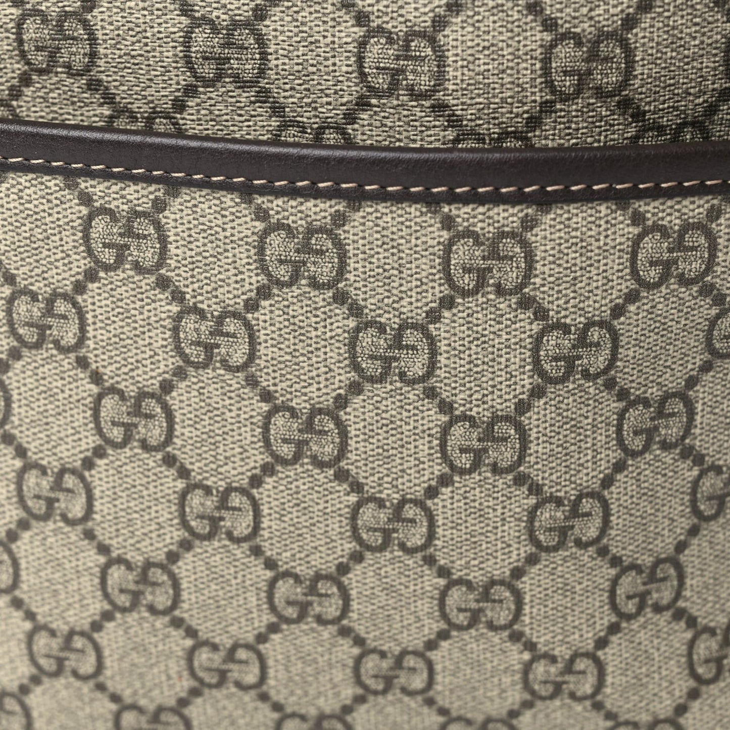 GG Supreme Monogram Margaux Calfskin Childrens Day Backpack Beige Ebony Cocoa Dark Chocolate