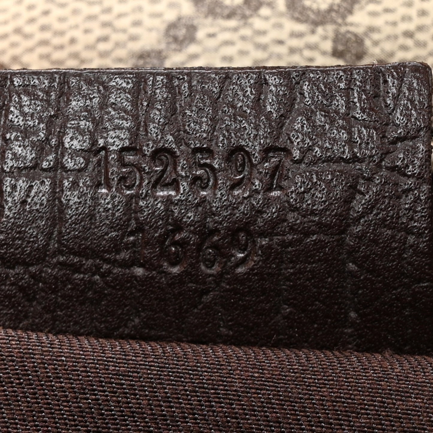 GG Monogram Plus Web Belt Bag Dark Brown