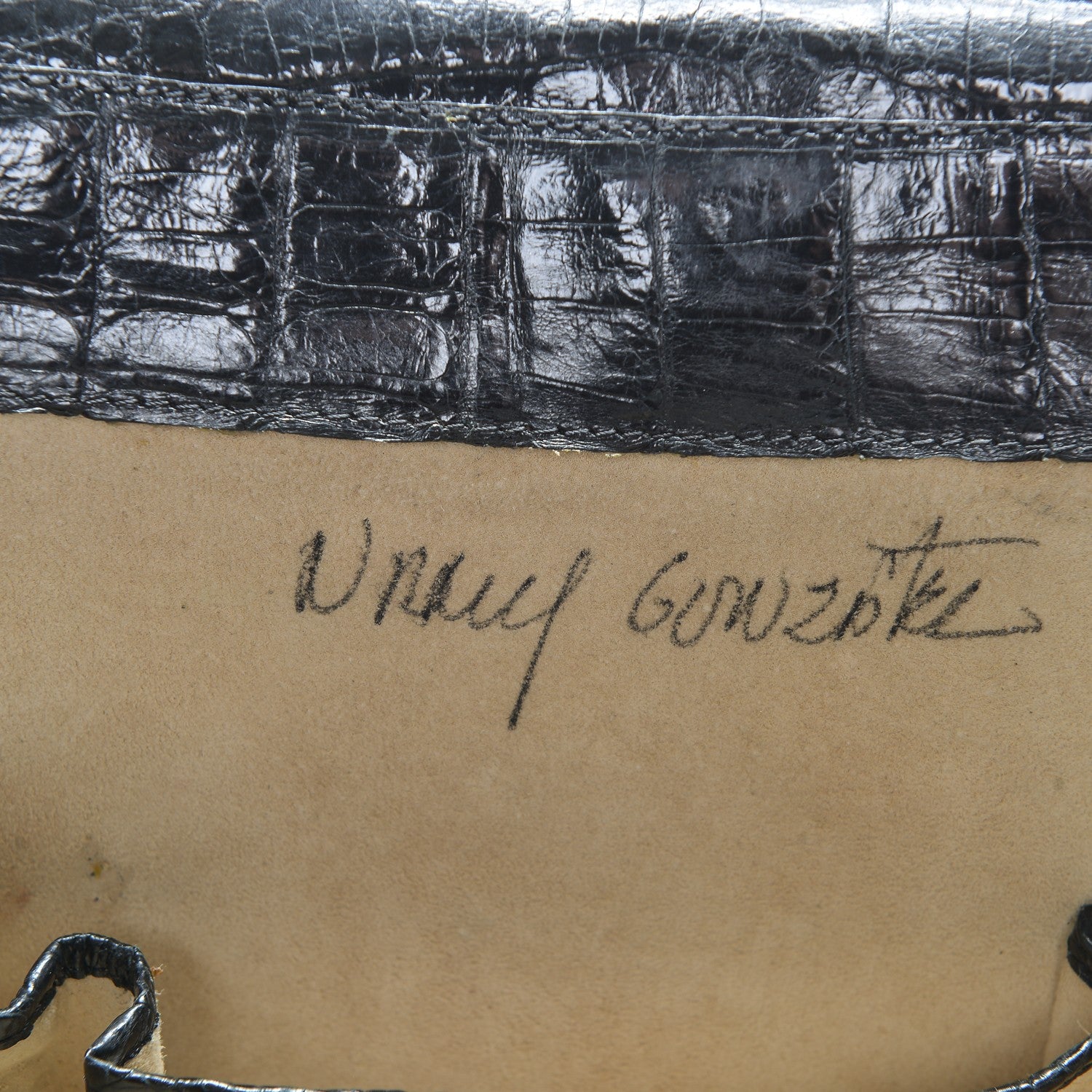 Nancy Gonzalez Crocodile Top Handle Tote Black 6 of 8