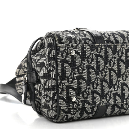 Christian Dior Denim Monogram Boston Navy 9 of 12