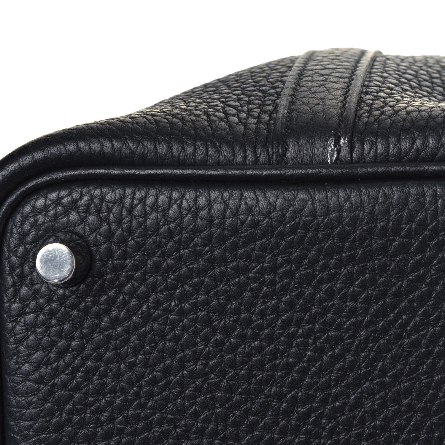 Hermes Taurillon Clemence Matte Alligator Picotin Lock Touch 18 PM Black 5 of 6