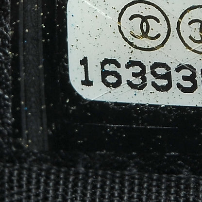 Chanel Caviar Timeless CC Cosmetic Pouch Black 7 of 8