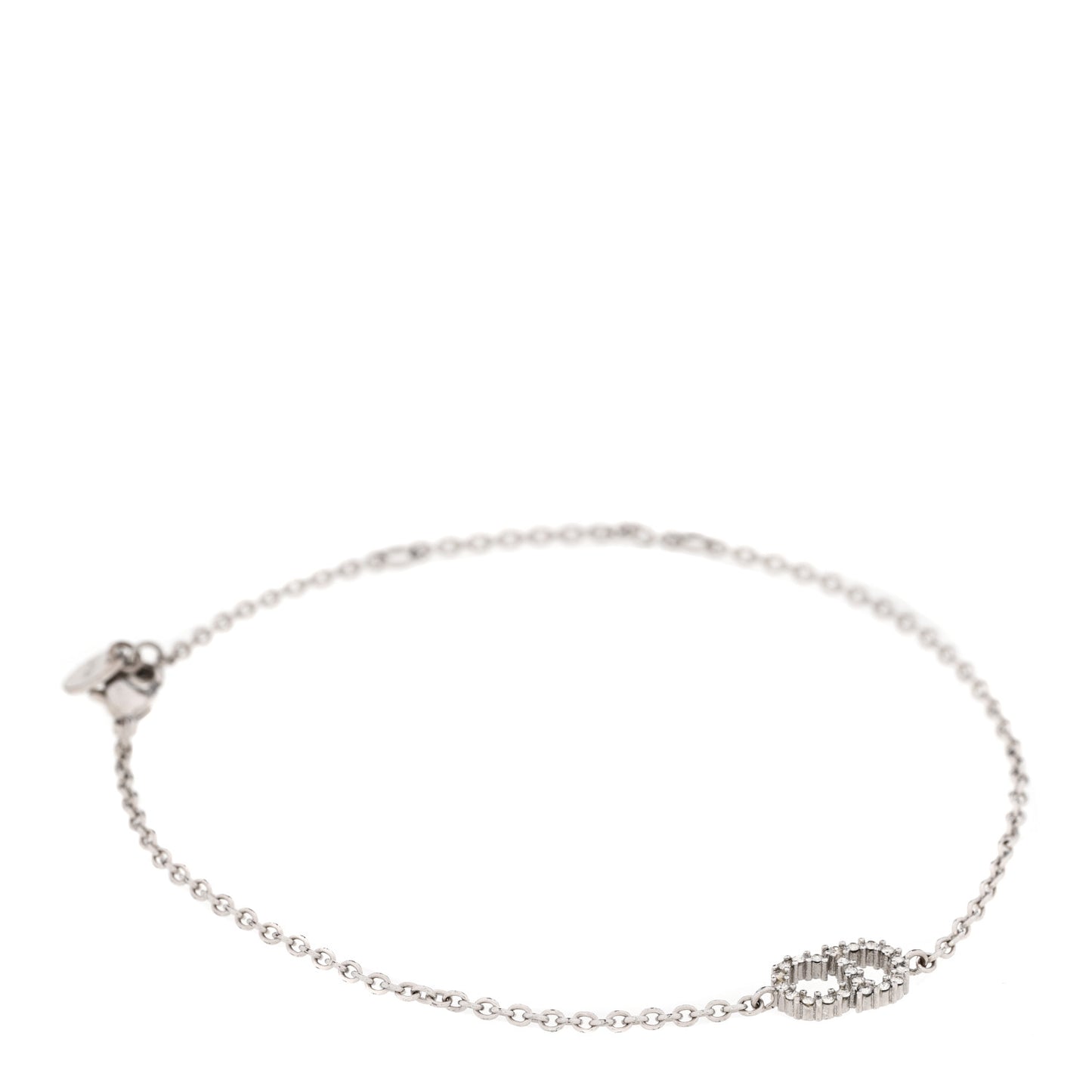 Crystal CD Bracelet Silver
