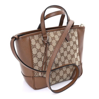 Gucci Monogram Small Bree Tote Beige Tabacco 2 of 8