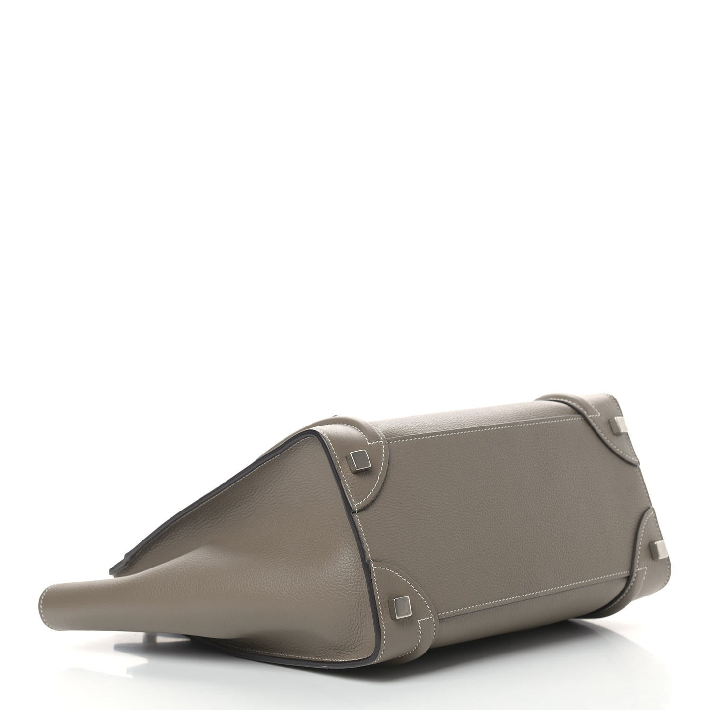 Drummed Calfskin Micro Luggage Souris