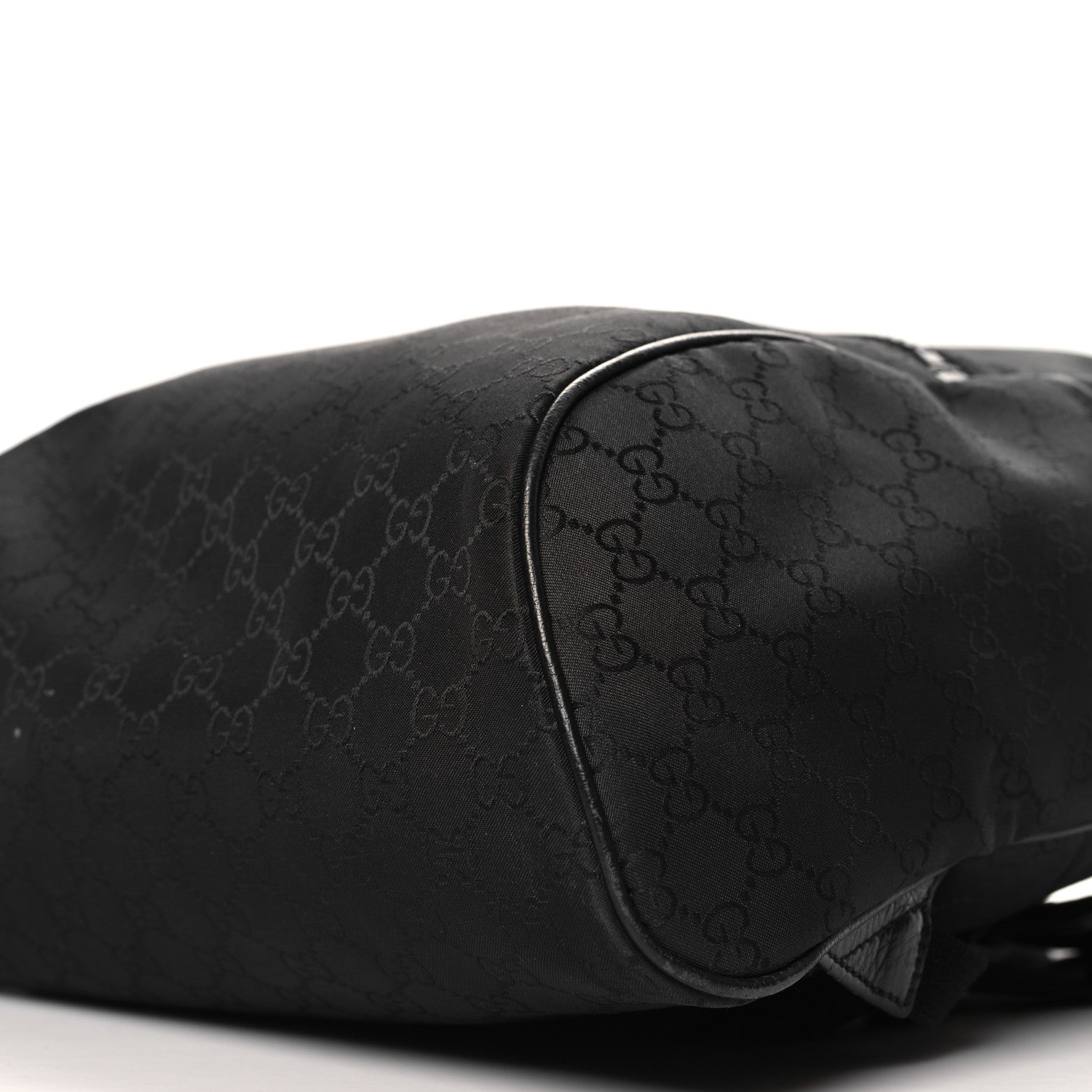 Gucci Nylon Monogram Slim Backpack Black 10 of 11