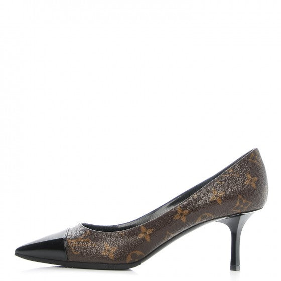 Patent Monogram Fetish Pump 39
