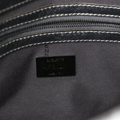 Fendi FENDI Nappa FF 1974 Embossed Baguette Black Black 5 of 7