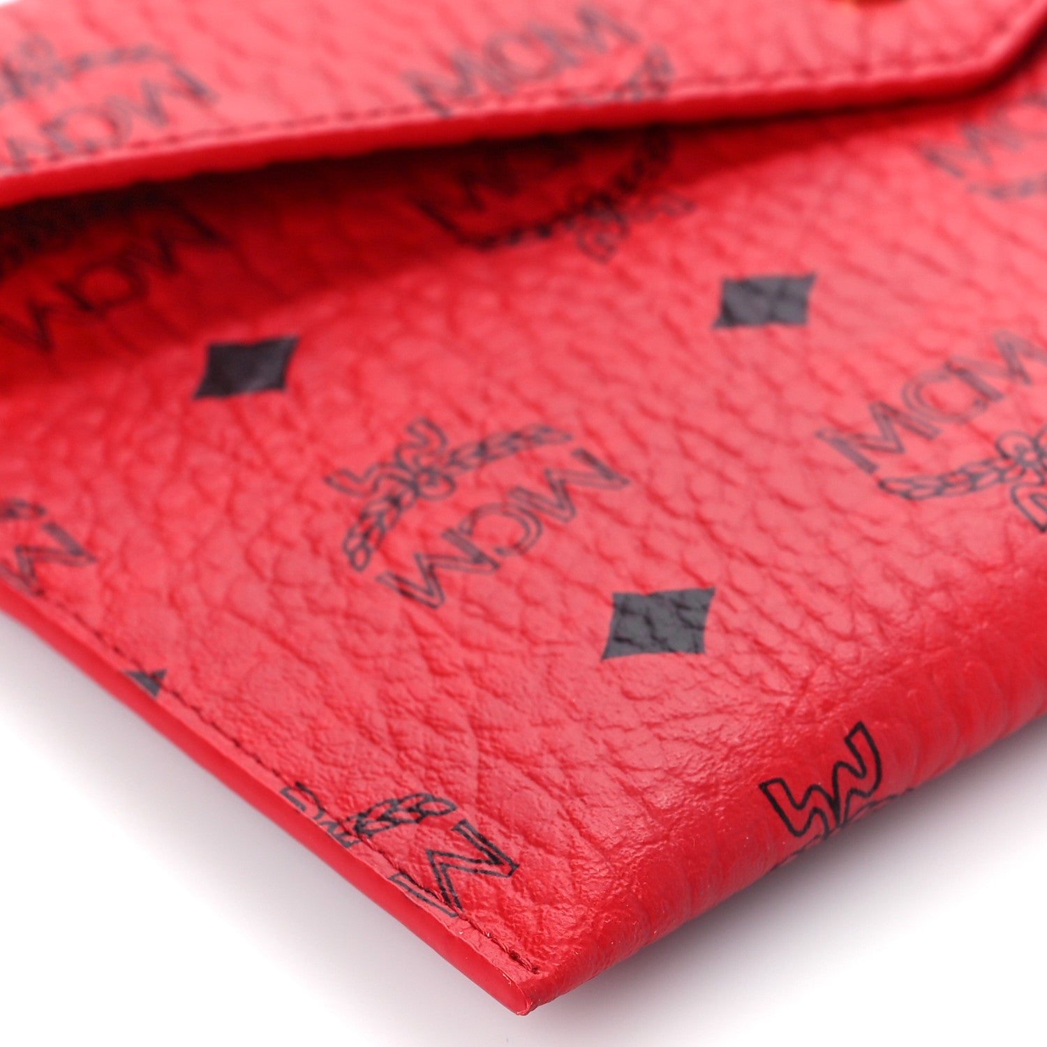 MCM Visetos Envelope Clutch Red 7 of 8