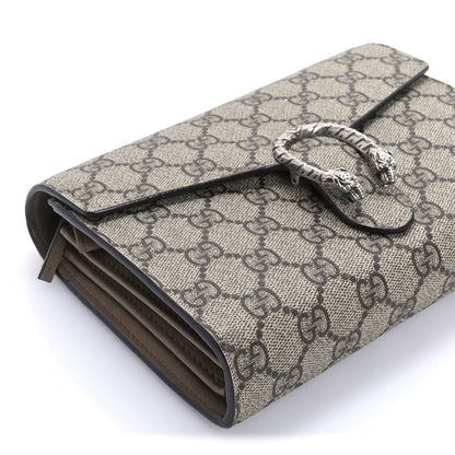 Gucci GG Supreme Monogram Mini Dionysus Chain Wallet  Beige Taupe 7 of 7