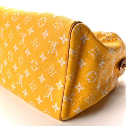 Louis Vuitton Calfskin Monogram Speedy P9 Bandouliere 40 Jaune Mat 7 of 7