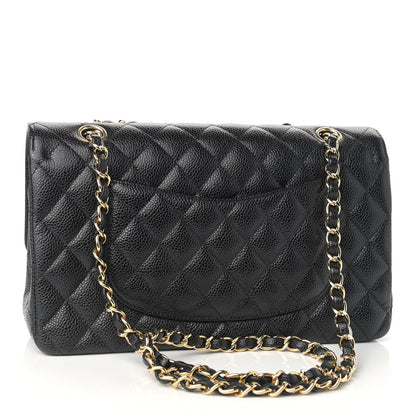 Chanel Caviar Quilted Medium Double Flap Black 3 of 9
