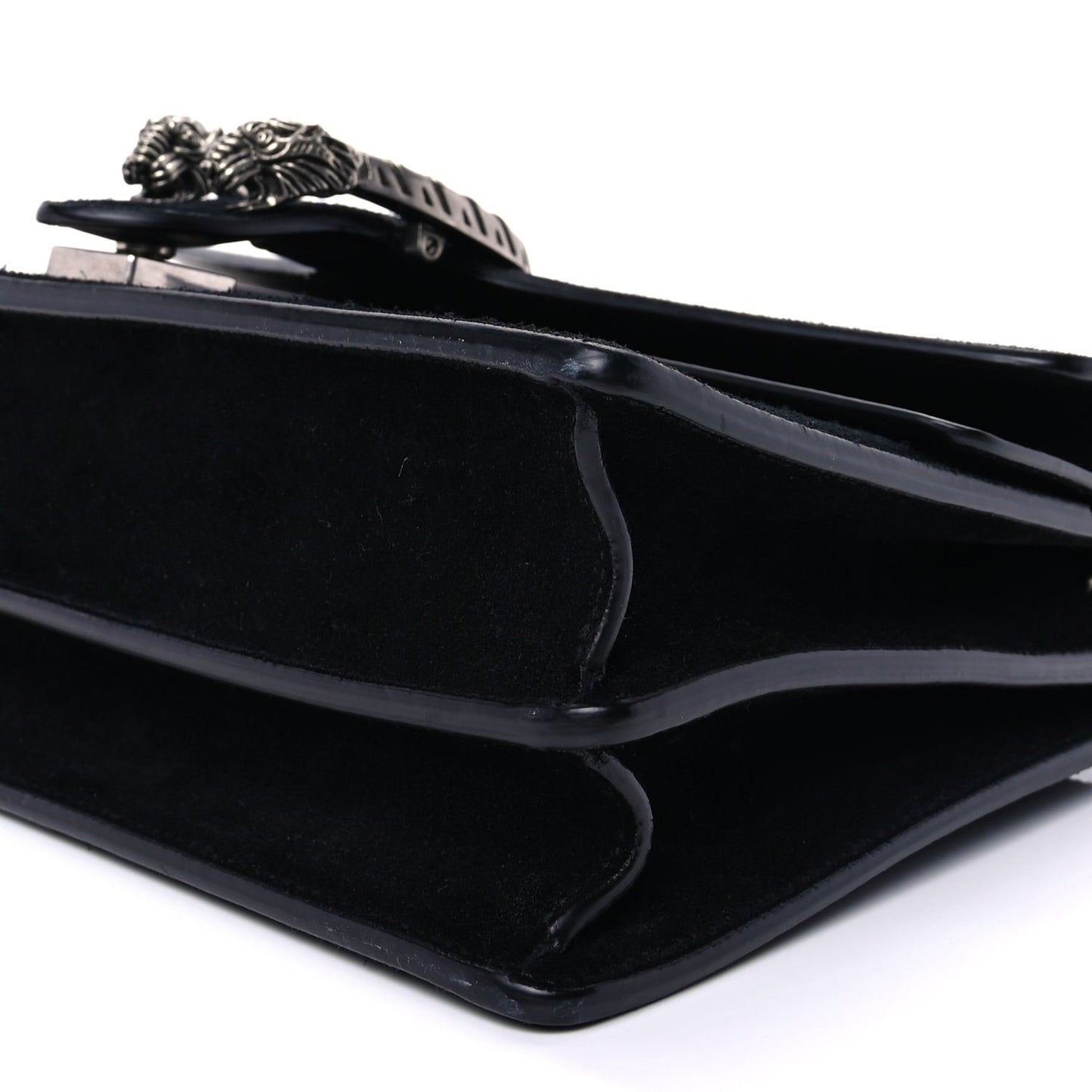 Suede Small Dionysus Shoulder Bag Black